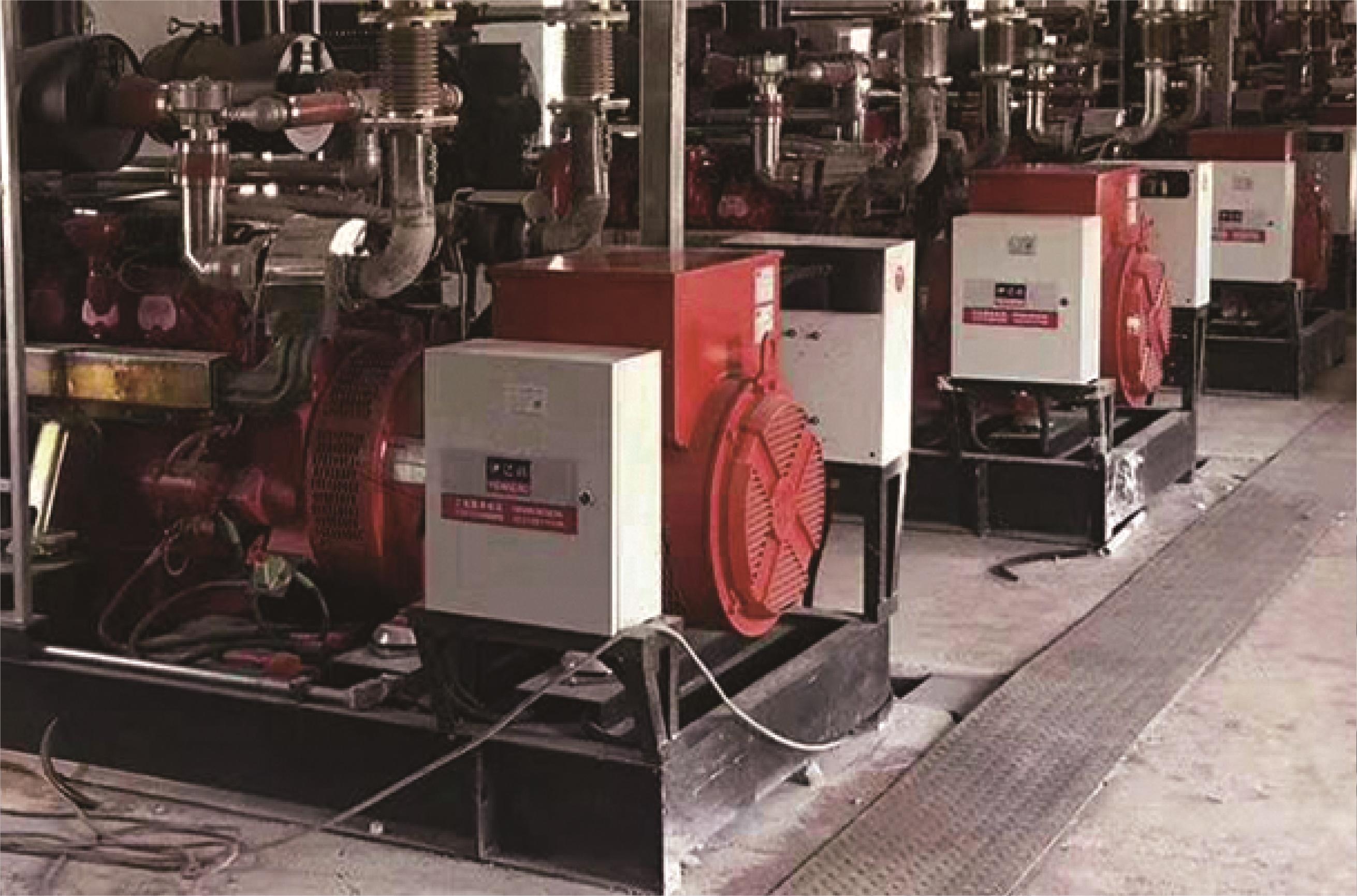 陕北中石化天然气发电站项目（斗山配快盈VIII10台200KW）